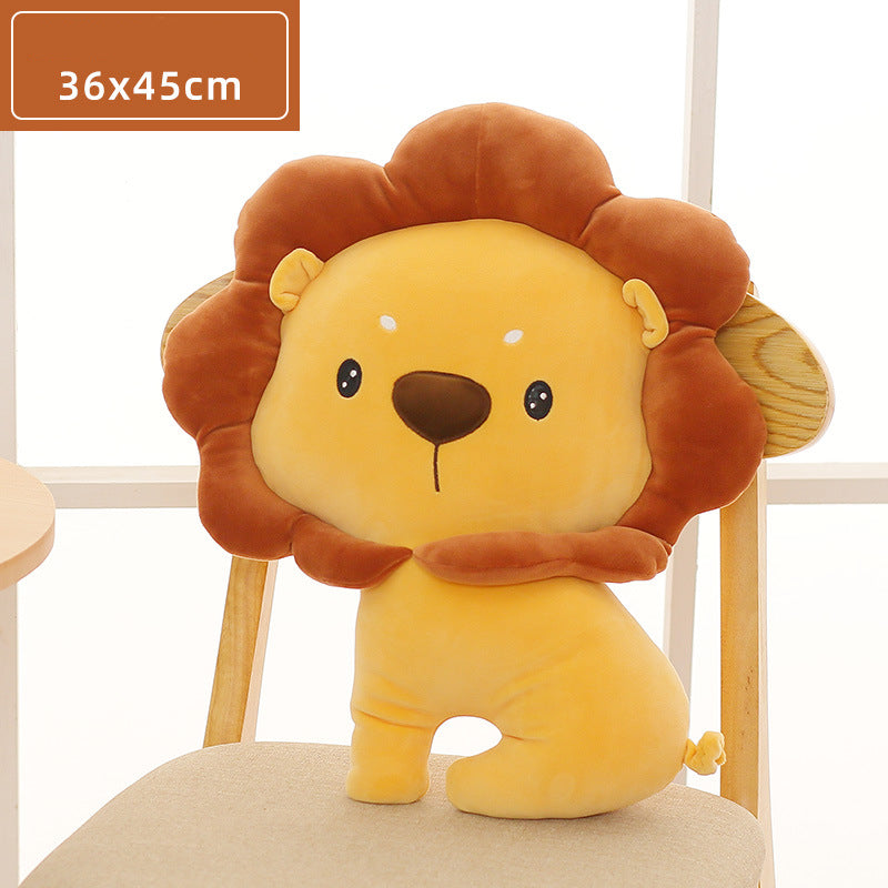 Cartoon Cute Animal Doll Lion Whale Crab Pillow