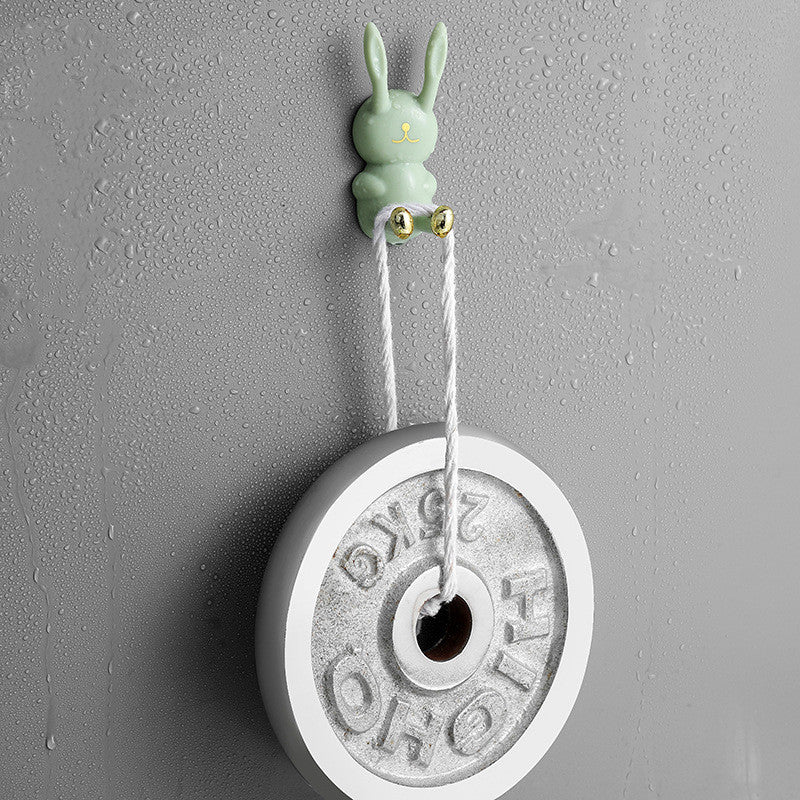 Multi-functional Bunny Shape Storage Hooks Without Punching Holes