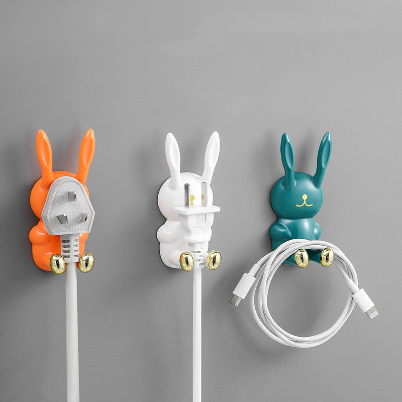 Multi-functional Bunny Shape Storage Hooks Without Punching Holes