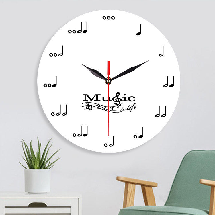 Modern Minimalist Musical Instrument Creative Wall Clock