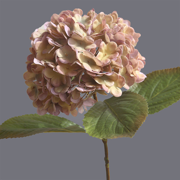 Single 3D Retro-feel Moisturizing Hydrangea Artificial Flower