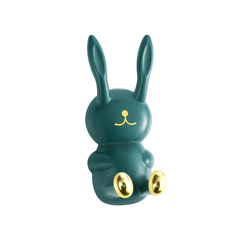 Multi-functional Bunny Shape Storage Hooks Without Punching Holes