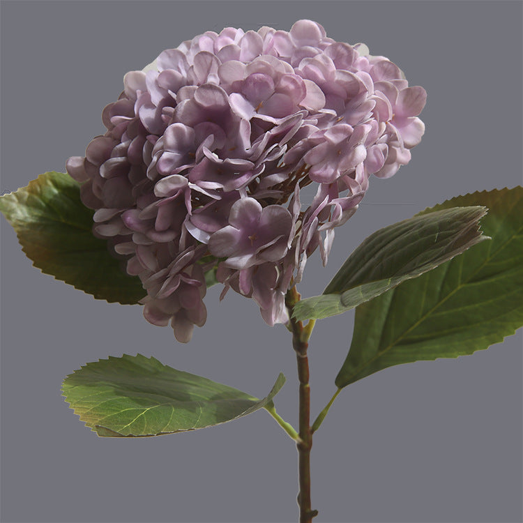 Single 3D Retro-feel Moisturizing Hydrangea Artificial Flower