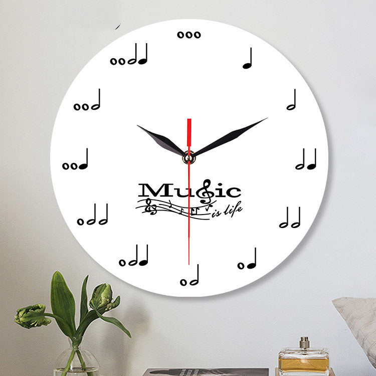 Modern Minimalist Musical Instrument Creative Wall Clock