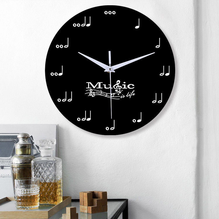 Modern Minimalist Musical Instrument Creative Wall Clock